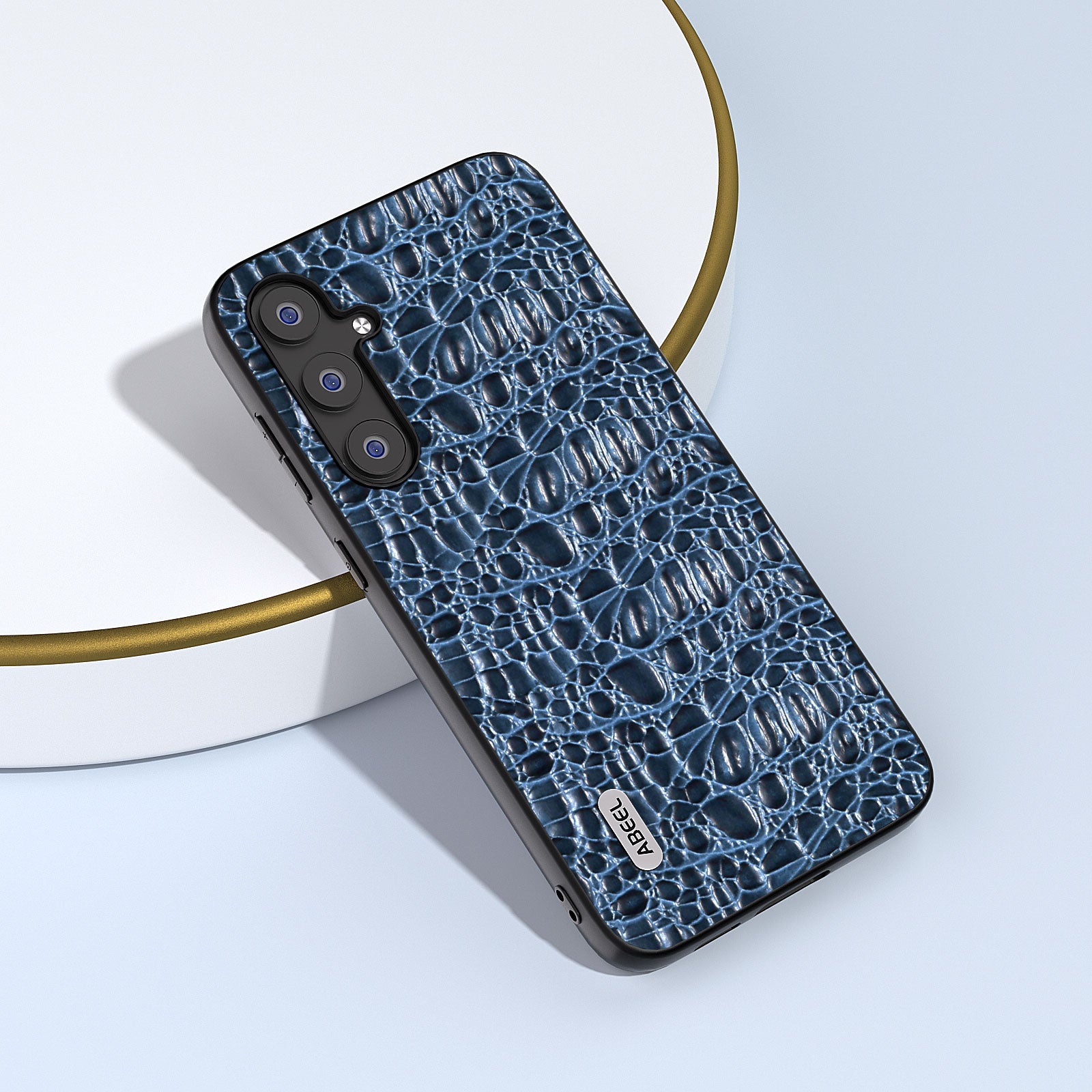 ABEEL For Samsung Galaxy S23 FE Genuine Cow Leather Coated PC TPU Anti-scratch Cover Canopy Texture Phone Case ABEEL For Samsung Galaxy S23 FE Genuine Cow Leather Coated PC TPU Anti-scratch Cover Canopy Texture Phone Case